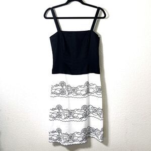 Nikki Valenti 100% Irish Linen Embroidered Dress